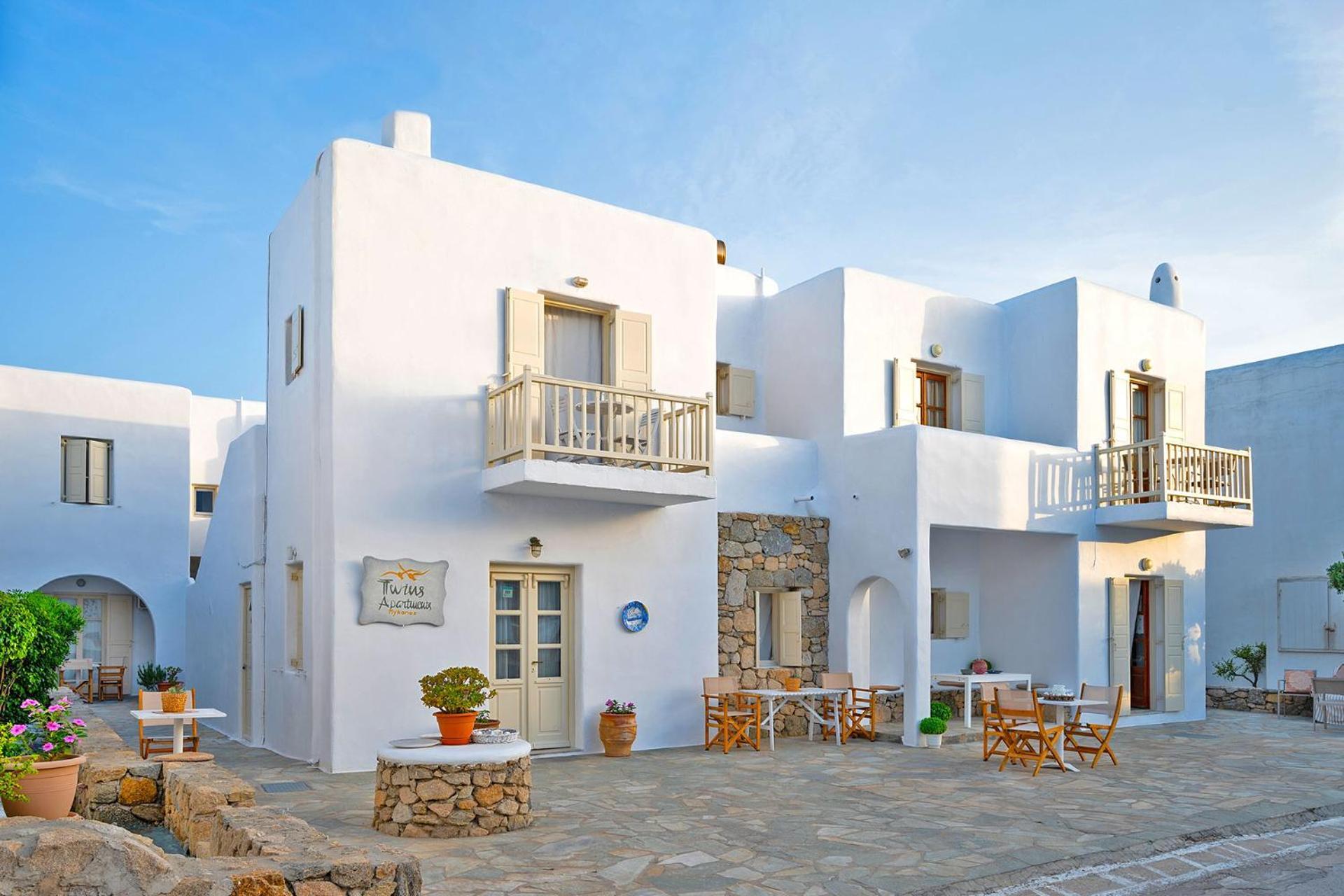 Twins Apartments By Mina Ornos (Mykonos) Exterior foto